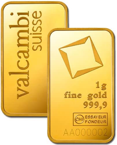 Valcambi 1g Gold CombiBar